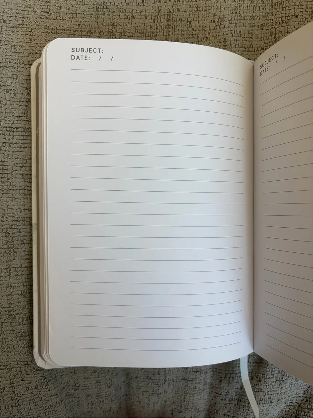 ❤️‍🔥BOGO FREE NEW Marble White Notebook Gold Small Journaling Office School